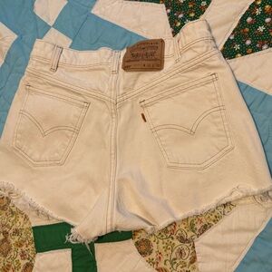 Levi's vintage Orange tab shorts